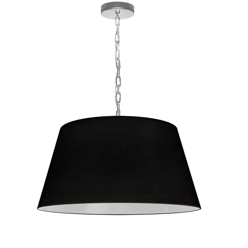 Dainolite 1 Light Brynn Medium Pendant Black Shade Pc BRY-M-PC-797