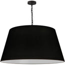 Dainolite 1 Light Brynn X Large Pendant Blk Shade Black BRY-XL-BK-797