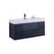 KubeBath Bliss 48" Gray Oak Wall Mount Modern Bathroom Vanity BSL48-GO
