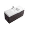 KubeBath Bliss 48" High Gloss Gray Oak Wall Mount Modern Bathroom Vanity BSL48-HGGO