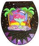 Buggy Whip MARGO-RITA HAND PAINTED TOILET SEAT
