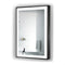 Krugg Soho 24" X 36" Black LED Bathroom Mirror SOHO2436B