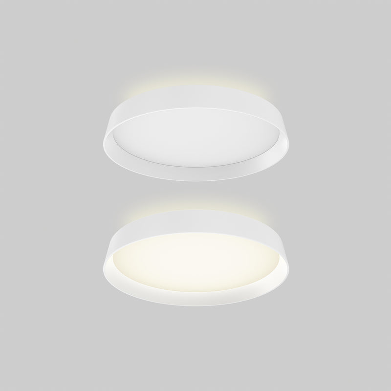 Dals Lighting 12” Round Flush Mount 20W 3000K / 6W 3K Ambient Light CFH12-3K-WH