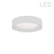 Dainolite 11" Light Flush Mount Fixture White Shade CFLD-1114-790