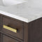 Water Creation Chestnut 48" Single Sink Carrara White Marble Countertop Vanity In Brown Oak CH48CW06BK-000000000