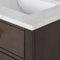 Water Creation Chestnut 60" Double Sink Carrara White Marble Countertop Vanity In Brown Oak CH60CW06BK-000000000