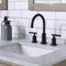 Water Creation Chestnut 60" Double Sink Carrara White Marble Countertop Vanity In Gray Oak with Grooseneck Faucets CH60CW03GK-000BL1403