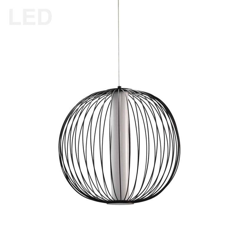 Dainolite 20W Pendant Mb Finish W/ White Acrylic CHR-161LEDP-MB