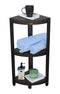 DecoTeak Oasis 3-Tier Teak Corner Shower Shelf 32"