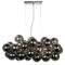 Dainolite 10 Light Horiz. Pendant Pc W/ Smoked Glass CMT-418HP-SM-PC