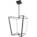 Dainolite 60W Chandelier Matte Black with White Silicone Diffuser CUR-2260C-MB