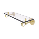 Allied Brass Clearview Collection 16 Inch Glass Shelf CV-1-16-SBR