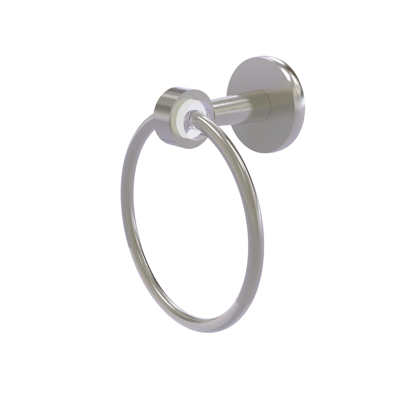Allied Brass Clearview Collection Towel Ring CV-16-SN