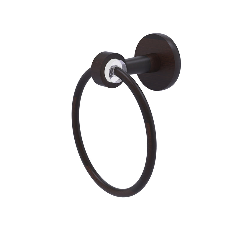 Allied Brass Clearview Collection Towel Ring CV-16-VB