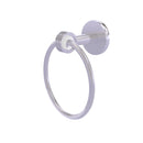 Allied Brass Clearview Collection Towel Ring with Dotted Accents CV-16D-SCH