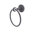 Allied Brass Clearview Collection Towel Ring with Twisted Accents CV-16T-GYM