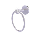 Allied Brass Clearview Collection Towel Ring with Twisted Accents CV-16T-SCH