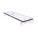 Allied Brass Clearview Collection 16 Inch Glass Shelf with Dotted Accents CV-1D-16-SCH