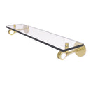 Allied Brass Clearview Collection 22 Inch Glass Shelf with Dotted Accents CV-1D-22-SBR