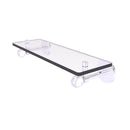 Allied Brass Clearview Collection 16 Inch Glass Shelf with Twisted Accents CV-1T-16-SCH