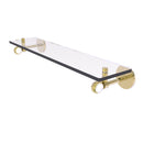 Allied Brass Clearview Collection 22 Inch Glass Shelf with Twisted Accents CV-1T-22-UNL