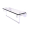 Allied Brass Clearview Collection 16 Inch Glass Shelf with Towel Bar CV-1TB-16-SCH