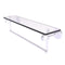 Allied Brass Clearview Collection 22 Inch Glass Shelf with Towel Bar CV-1TB-22-SCH