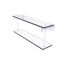 Allied Brass Clearview Collection 16 Inch Two Tiered Glass Shelf CV-2-16-SCH