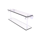 Allied Brass Clearview Collection 22 Inch Two Tiered Glass Shelf CV-2-22-PC