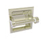 Allied Brass Clearview Collection Recessed Toilet Paper Holder CV-24C-PNI
