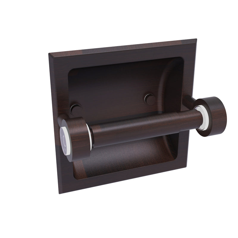 Allied Brass Clearview Collection Recessed Toilet Paper Holder CV-24C-VB