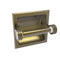 Allied Brass Clearview Collection Recessed Toilet Paper Holder with Dotted Accents CV-24CD-ABR