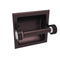 Allied Brass Clearview Collection Recessed Toilet Paper Holder with Dotted Accents CV-24CD-ABZ