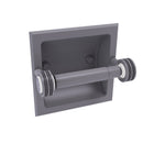 Allied Brass Clearview Collection Recessed Toilet Paper Holder with Dotted Accents CV-24CD-GYM