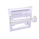 Allied Brass Clearview Collection Recessed Toilet Paper Holder with Dotted Accents CV-24CD-SCH