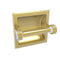 Allied Brass Clearview Collection Recessed Toilet Paper Holder with Groovy Accents CV-24CG-SBR