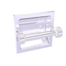 Allied Brass Clearview Collection Recessed Toilet Paper Holder with Groovy Accents CV-24CG-SCH