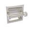 Allied Brass Clearview Collection Recessed Toilet Paper Holder with Groovy Accents CV-24CG-SN