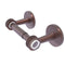 Allied Brass Clearview Collection Two Post Toilet Tissue Holder with Dotted Accents CV-24D-CA