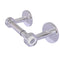 Allied Brass Clearview Collection Two Post Toilet Tissue Holder with Dotted Accents CV-24D-PC