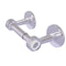 Allied Brass Clearview Collection Two Post Toilet Tissue Holder with Dotted Accents CV-24D-SCH