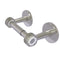 Allied Brass Clearview Collection Two Post Toilet Tissue Holder with Dotted Accents CV-24D-SN