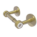 Allied Brass Clearview Collection Two Post Toilet Tissue Holder with Groovy Accents CV-24G-SBR