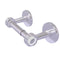Allied Brass Clearview Collection Two Post Toilet Tissue Holder with Groovy Accents CV-24G-SCH
