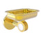 Allied Brass Clearview Collection Wall Mounted Soap Dish Holder with Dotted Accents CV-32D-PB