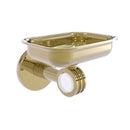 Allied Brass Clearview Collection Wall Mounted Soap Dish Holder with Dotted Accents CV-32D-SN