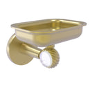 Allied Brass Clearview Collection Wall Mounted Soap Dish Holder with Twisted Accents CV-32T-SBR