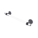 Allied Brass Clearview Collection 24 Inch Towel Bar with Dotted Accents CV-41D-24-GYM