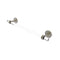 Allied Brass Clearview Collection 36 Inch Towel Bar with Dotted Accents CV-41D-36-PNI