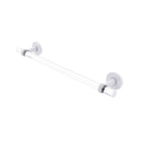 Allied Brass Clearview Collection 36 Inch Towel Bar with Twisted Accents CV-41T-36-WHM